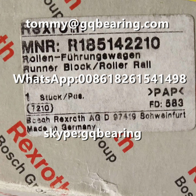 Rexroth R185142210の鋼鉄物質的で広いフランジの線形ブロック サイズ45 120x150x51