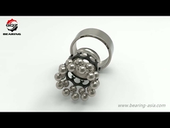 自動調心玉軸受(複列)、オイルクリアランス、スチールケージ