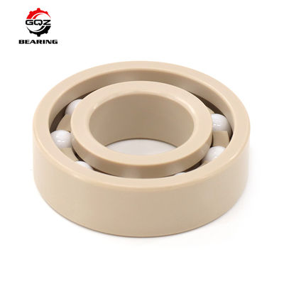 購入 6205 Plastic Bearing PEEK Races Retaine with ZrO2 Balls Deep Groove Ball Bearings 25x52x15 mm オンライン製造