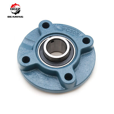買う LYF214-2F 4-Bolt Flange Bearing, Eccentric Lock, Double 2F Mud-Proof Seals オンライン製造