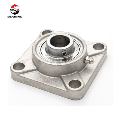 軸 30mm メトリック枕ブロックベアリング SUCF206 輸送ベルトのための4ボルトフレンズ付きハウジング