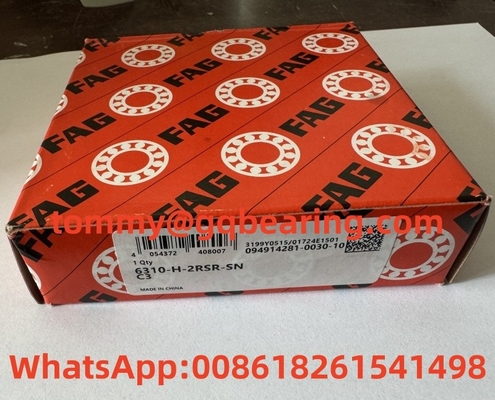 鋼板金属ケージ FAG 6310-H-2RSR-SN-C3 深溝ボールベアリング 50x110x27mm