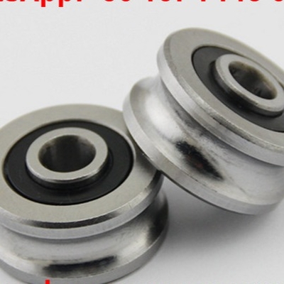 U グルーブ SG25-2RS 繊維機械用 8x30x14mm の線形ガイドローラーベアリング SG25