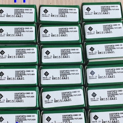 HK1516AS1 オープンエンド 抽出カップ メトリック針軸承 潤滑孔 15x21x16mm