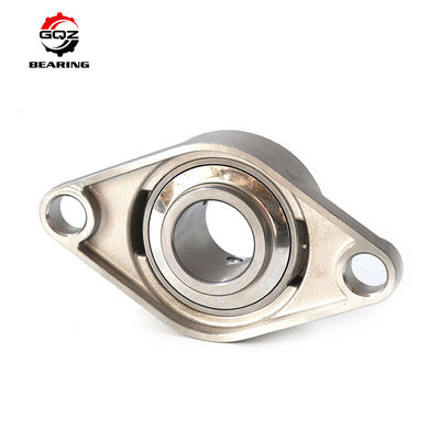 SSUCF205 ステンレス鋼 2ボルト オーバルフランジ ピローブロックベアリング 25mmボア 食品・海洋・農業機械用 GQZ卸売