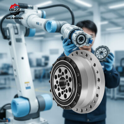 産業用ロボット向けゼロバックラッシ・高剛性・P4精度を備えたFSN-5ハーモニックドライブベアリング