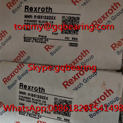 Rexroth R18513222Xのローラーの柵のランナーのブロックのBosch R18513222Xの線形軸受け